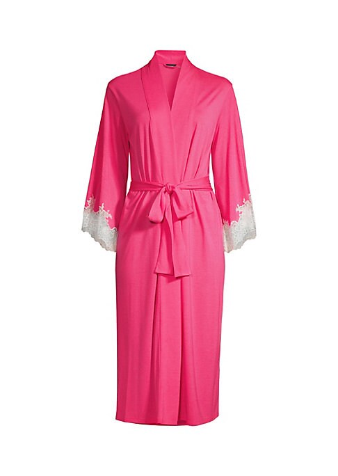 Chic Lace Jersey Robe