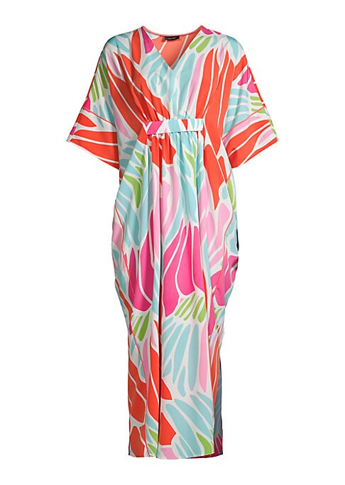 Abstract V-Neck Caftan