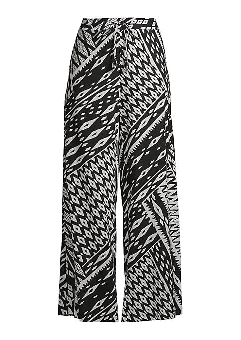 Geometric Breeze Wide Pants