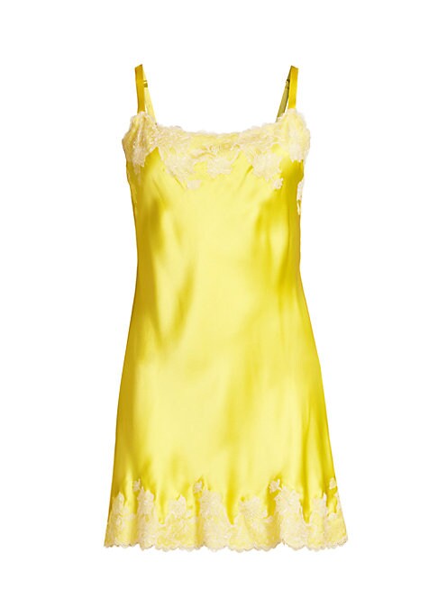 Lace Silk Slip Dress