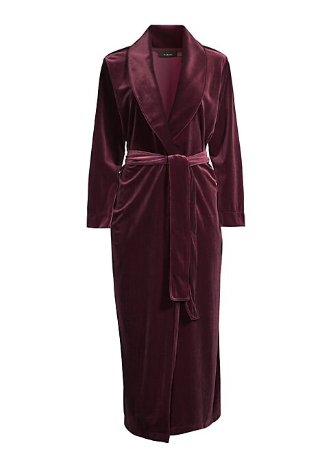 Chic Velvet Wrap Robe