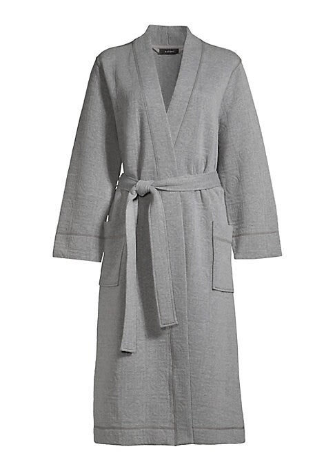 Cozy Quilted Wrap Robe