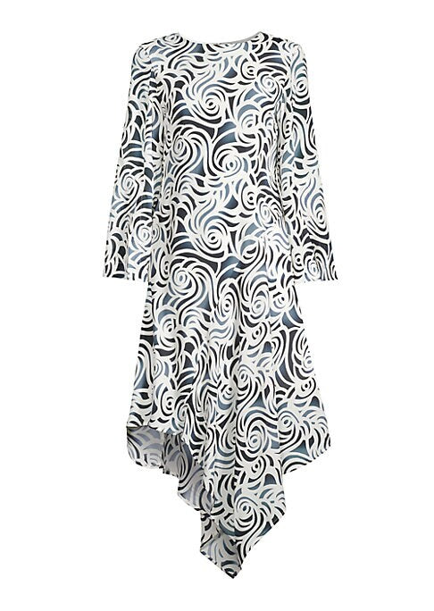 Chic Asymmetric Midi Dress