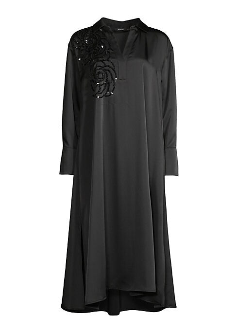 Luxe Satin Midi Dress