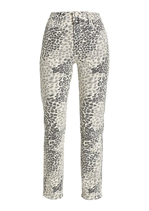 Wild Print Skinny Jeans