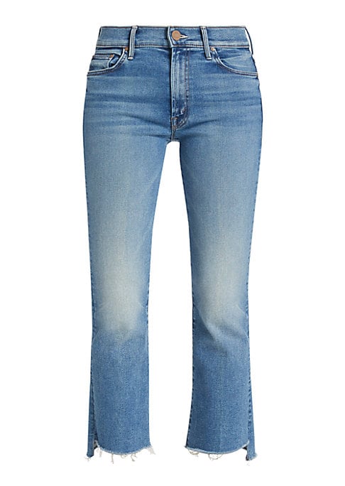 Split Hem Ankle Jeans