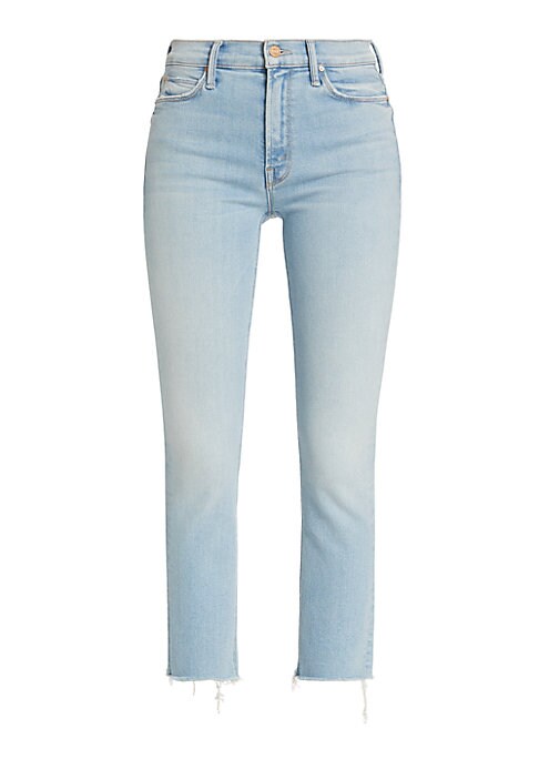 Chic Raw Hem Jeans