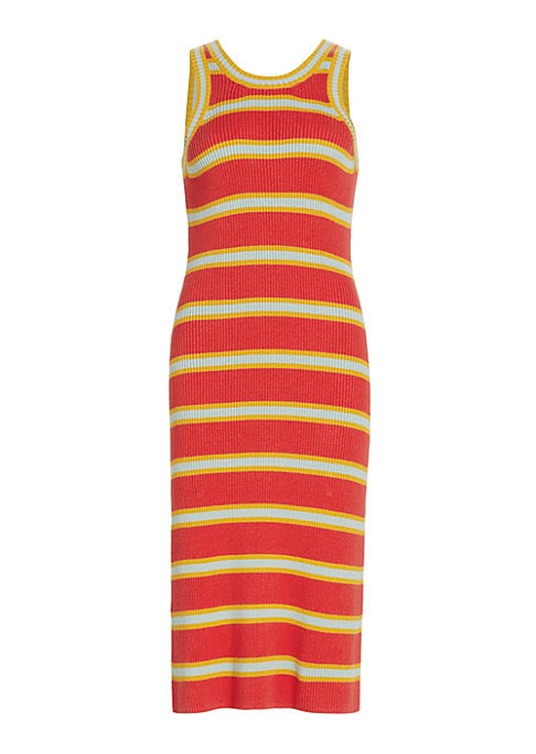 Striped Tank Midi Dress