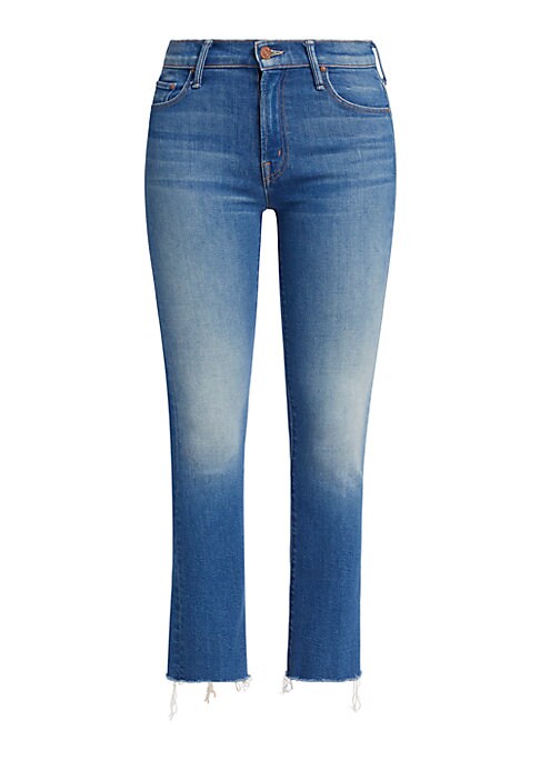 Frayed Ankle Skinny Jeans