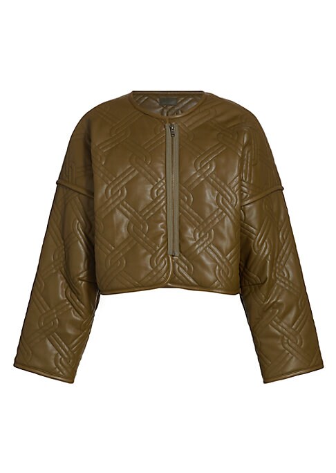 Chic Vegan Leather Jacket