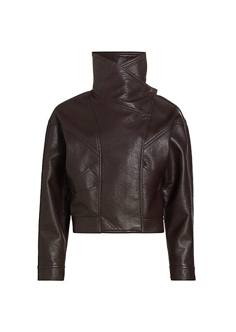 Faux Leather Monster Jacket