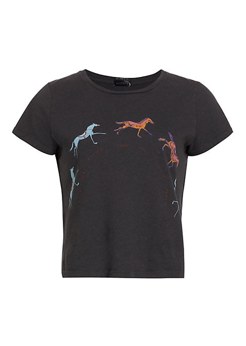 Dancing Horse Crop Top