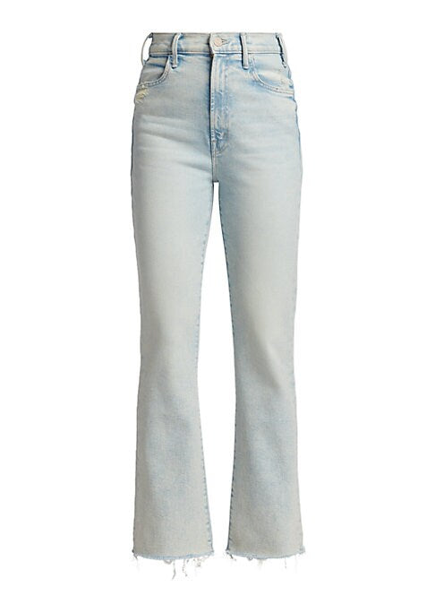 Frayed Flair Ankle Jeans