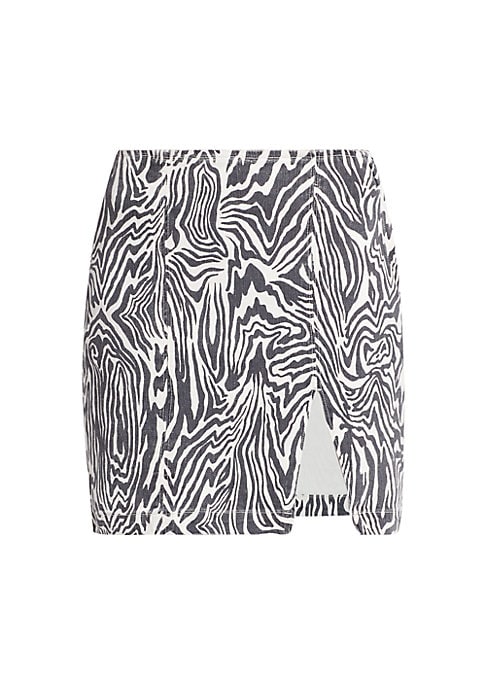 Zebra Chic Mini Skirt