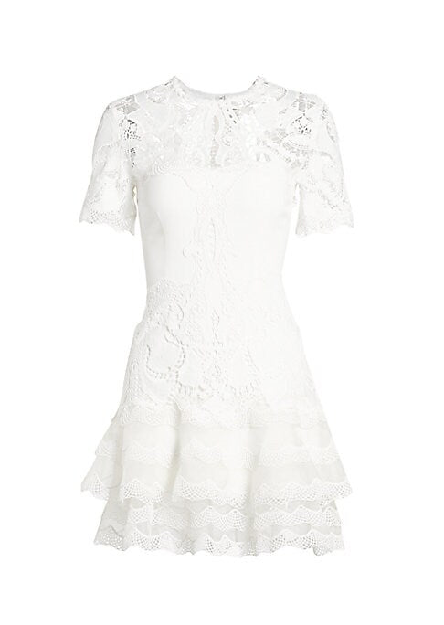 Lace Tiered Minidress Delight