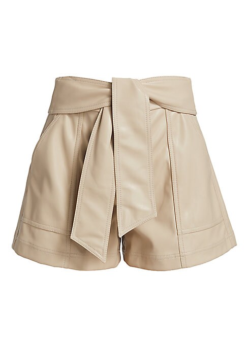 Sash Tie Vegan Shorts