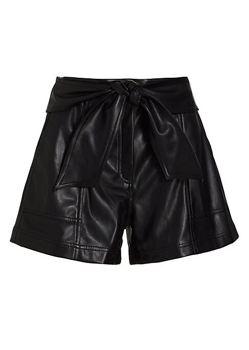 Sleek Sash Tie Shorts