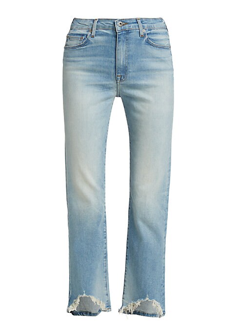 Distressed High-Rise Jeans