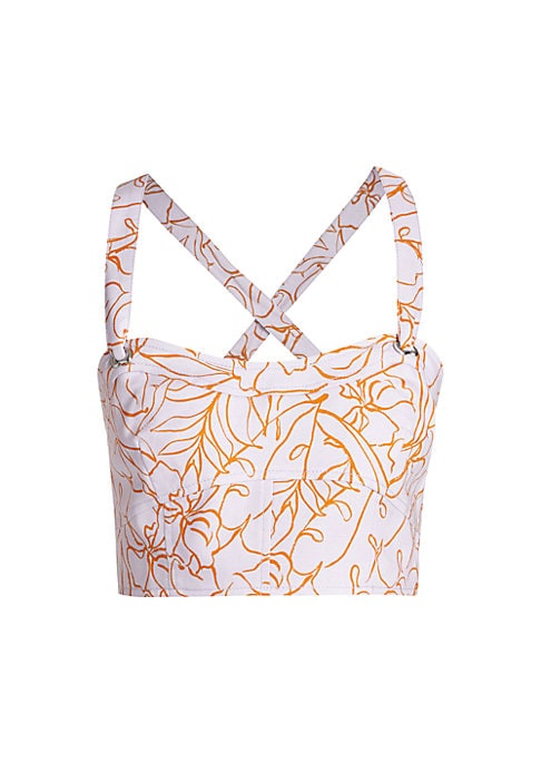 Floral Crossback Top