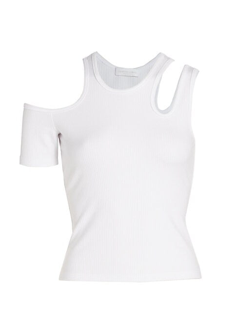Cut-Out Rib Tank Top