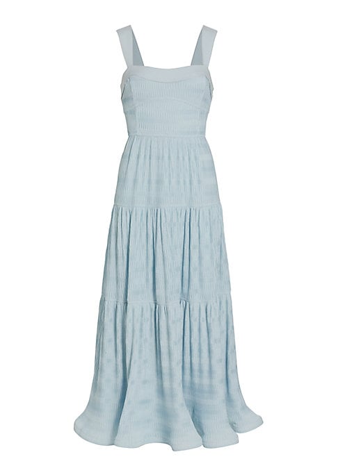 Sweetheart Tiered Knit Dress