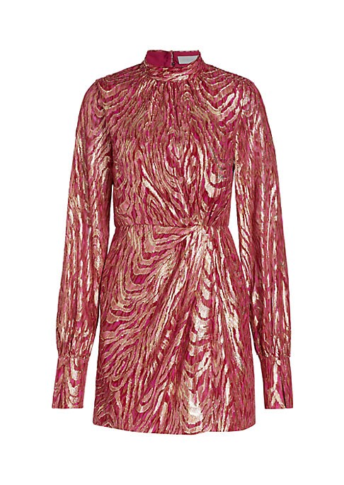 Metallic Mini Animal Dress