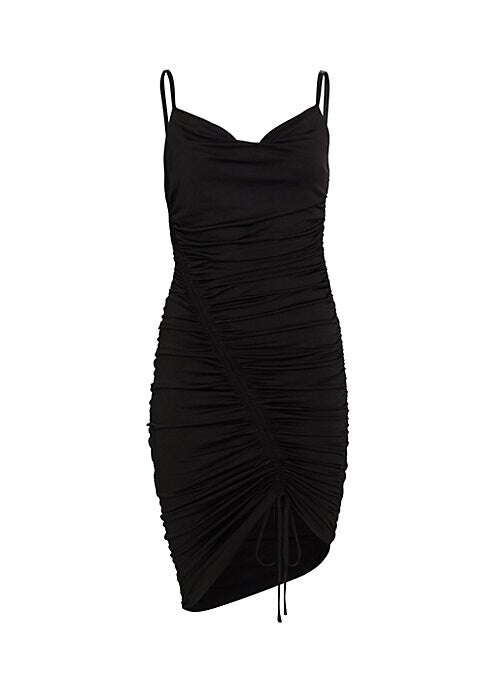 Ruched Cowl Minidress