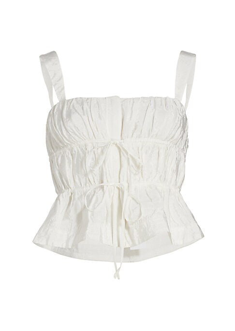 Puffed Square Neck Top
