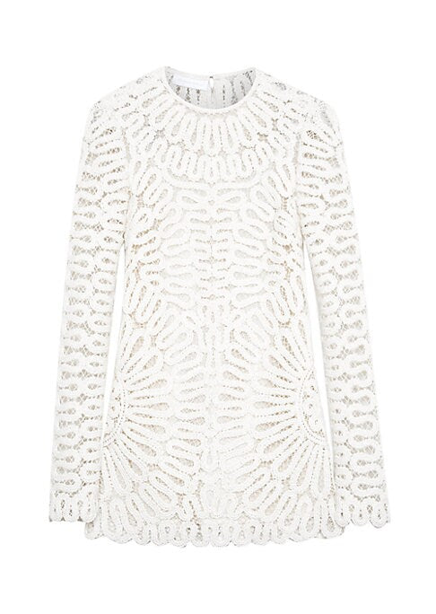 Swirl Crochet Minidress