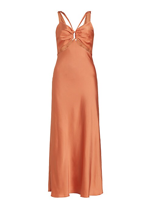 Elegant Cut-Out Midi Dress