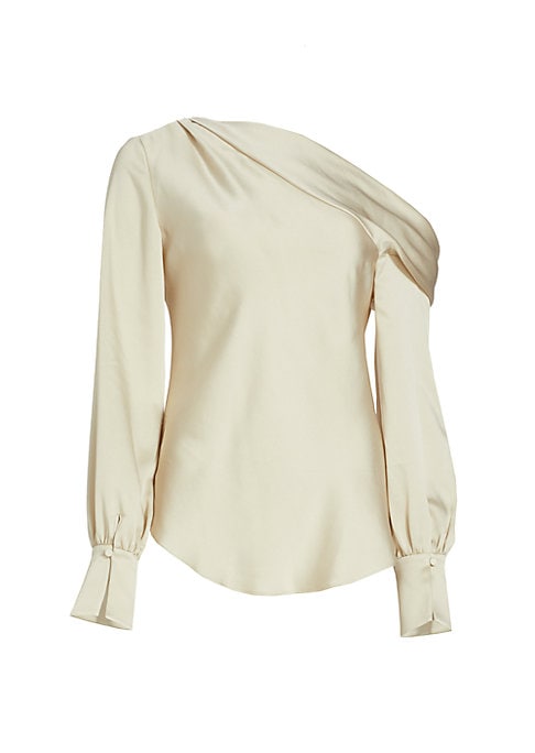 Layered Satin Blouse