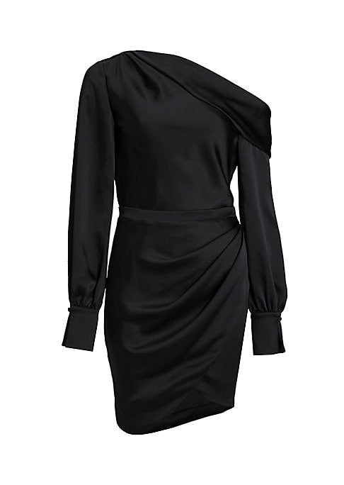 Lustrous Asymmetric Minidress