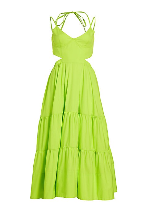 Cut-Out Cotton Maxi Dress