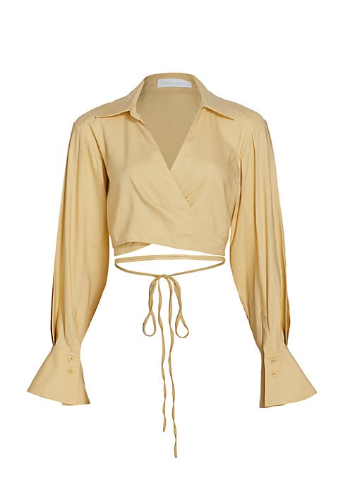 Luxe Summer Wrap Top