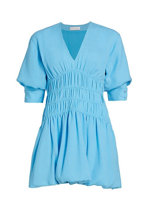 Playful Bubble Hem Dress
