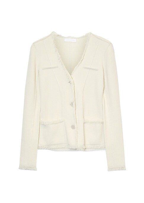 Chic Fringed Blazer