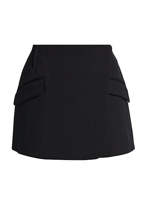 Chic Wrap Mini Skirt