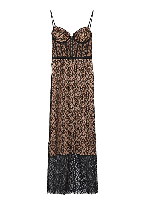 Lace Charm Midi Dress