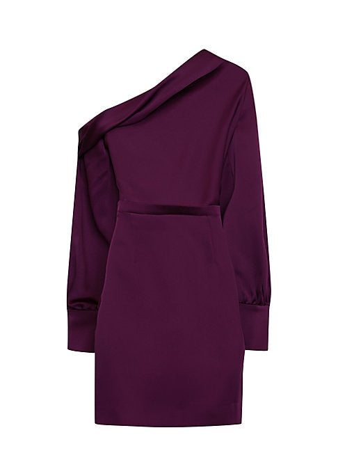 Satin Slouch Minidress