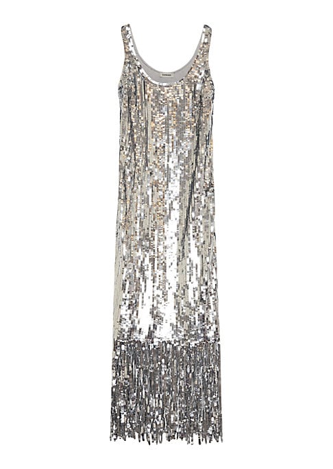 Fringe Sequin Elegance Dress