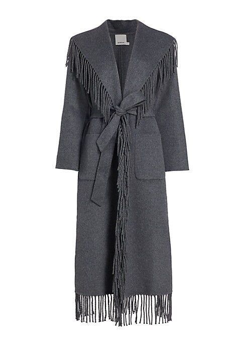Fringe Shawl Coat