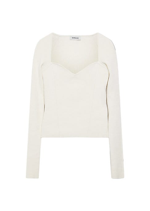 Chic Sweetheart Knit Top