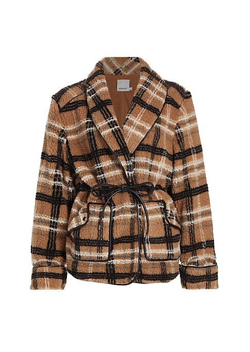 Cozy Plaid Sherpa Jacket