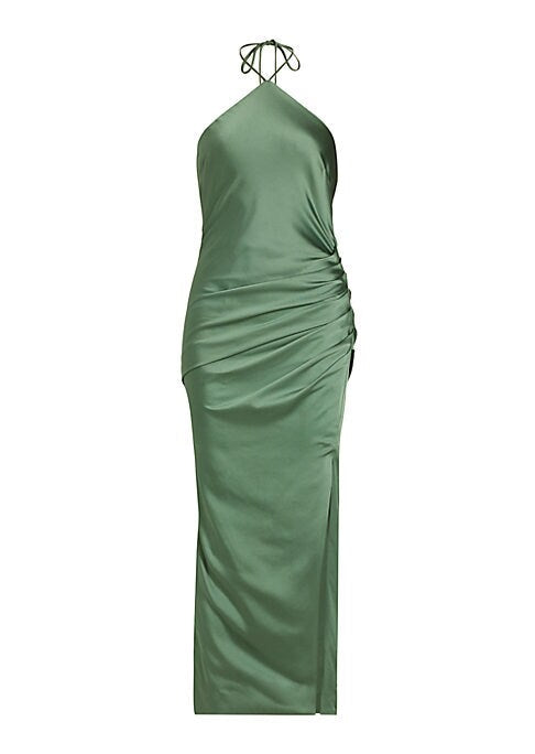 Satin Halter Elegance Gown