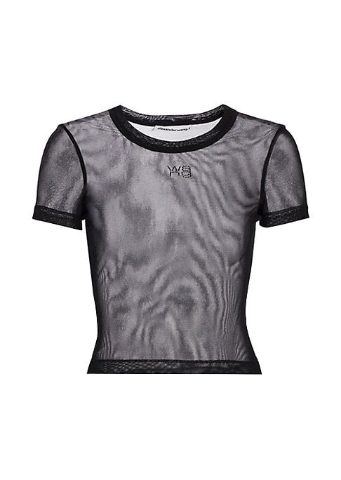 Sheer Crystal Logo Top