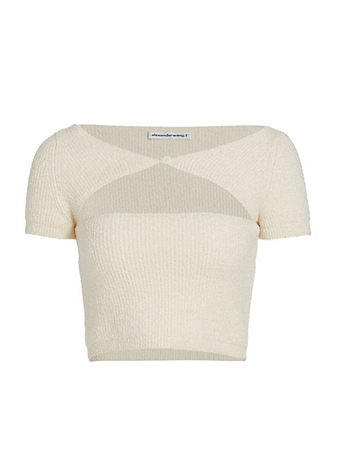 Cozy Cut-Out Crop Top