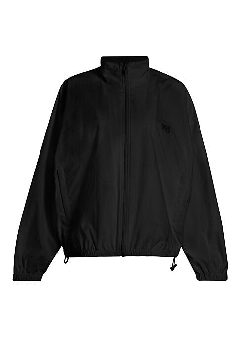 Embroidered Sports Zip Jacket