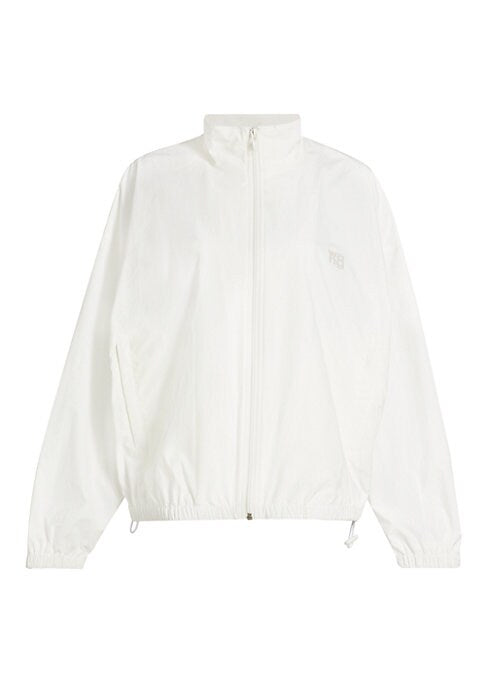Embroidered Zip Track Jacket