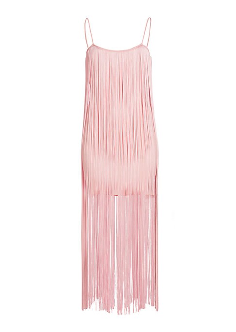 Fringe Layered Slipdress