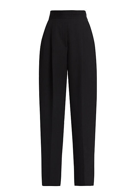 Chic Wool Pleated Pants